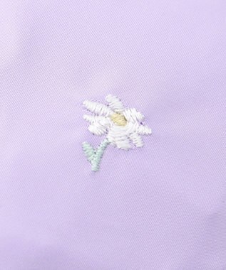 ANY KIDS 日よけ付き 刺繍 バケット ハット ラベンダー