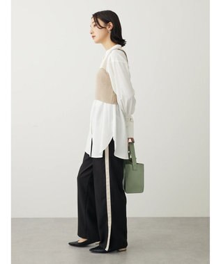 Green Parks ＳＥＴ２点ニットビスチェ＋とろみチュニック Beige