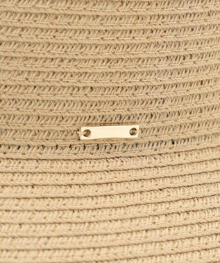 ANY 【吸水速乾/UVケア】プレート付ブレードハット ナチュラル