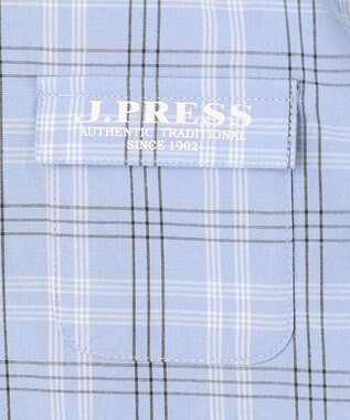 J.PRESS KIDS 【140-170cm】オックス チェックシャツ スカイブルー系3