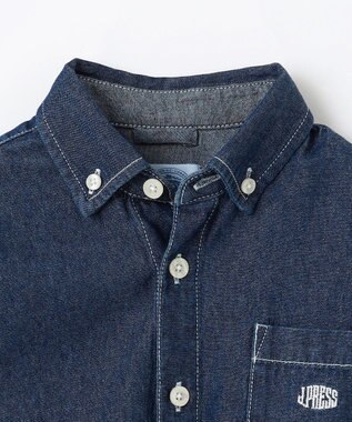 J.PRESS KIDS 【110-130cm】5.5オンス ダンガリーシャツ ネイビー系