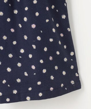 組曲 KIDS 【150-160cm】モノトーン花柄 ワンピース ネイビー系5