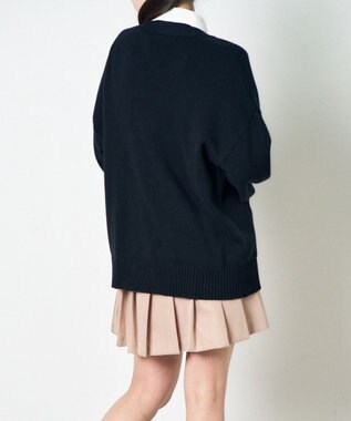 WEGO 【SCHOOL ITEM】ニットカーディガン ブラック