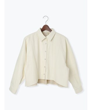 Te chichi ファブリックアソートクロップトシャツ《2025Autumn catalog vol.2 item》 オフホワイト