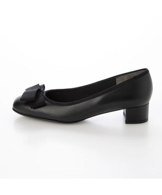 Riz raffinee <Riz raffinee>スクエアトゥリボンパンプス ブラック