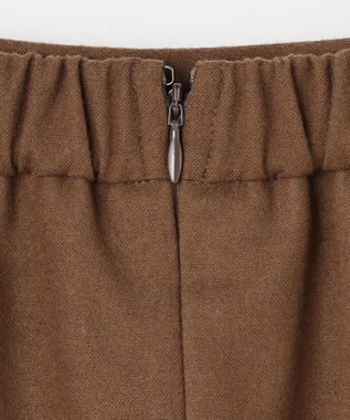 組曲 ツイル起毛フレア スカート カカオブラウン系