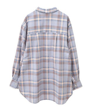 Green Parks ネルチェックシャツ Blue