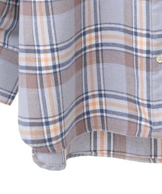 Green Parks ネルチェックシャツ Blue