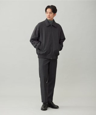 UNFILO MENS FLANNEL TOUCH 中綿ブルゾン チャコール