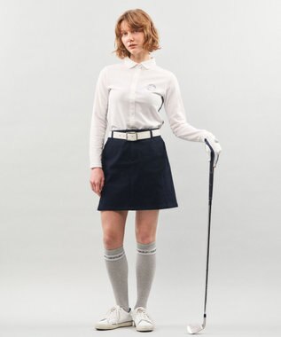 23区GOLF 【WOMEN】【ストレッチ】ハイパワーストレッチ ベーシックスカート ネイビー系