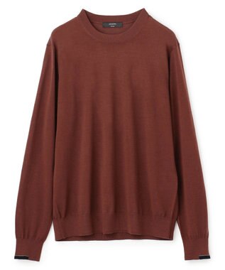 JOSEPH HOMME ウォッシャブルメリノ　クルーネックニット ワイン系
