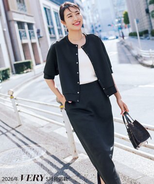 UNFILO 【VERY掲載】BEAUTY FORM JERSEY light Iラインスカート