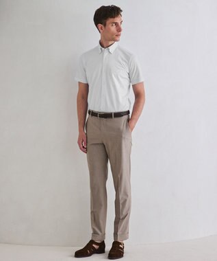 GOTAIRIKU 26年新作【吸汗速乾/接触冷感】ノードシールド BIZシャツ_スナップダウン ホワイト系