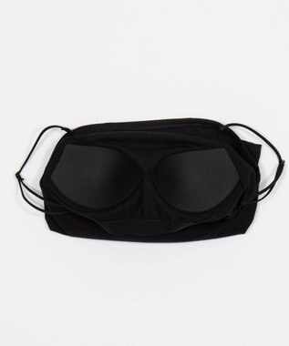 WEGO 【カップ付き】なちゅ盛れ2WAYカップインショートキャミ ブラック