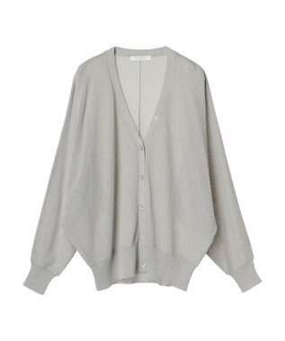 Green Parks ＵＶカット加工　ドルマンニットカーディガン Light Gray