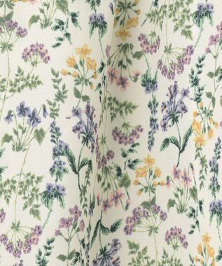 ANY KIDS フラワープリント キャミ ワンピース オフホワイト系