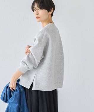 AMERICAN HOLIC サイドスリットポンチプルオーバー Gray Mixture