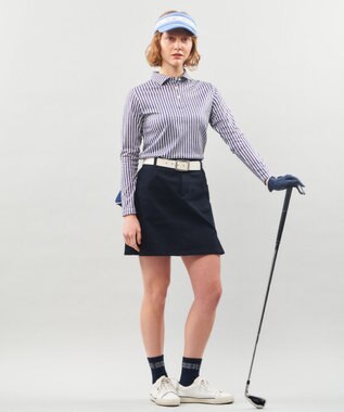 23区GOLF 【WOMEN】【ストレッチ】ハイパワーストレッチ ベーシックスカート ネイビー系