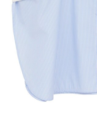 Green Parks 裾タックミニ裏毛シャツドッキングチュニック Ivory