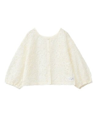 Green Parks ２ＷＡＹ　コードレースブラウス Ivory