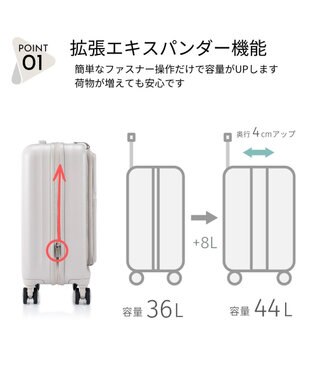 Samsonite アメリカンツーリスター スーツケース 36L(/44L) トラント スピナー54 TRANTO ワームグレー