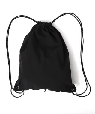 WEGO 【ユニセックス着用ITEM】コードデザインナップサック ブラック