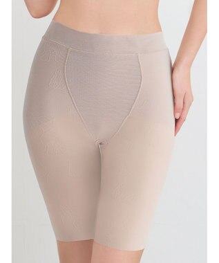 WACOAL 【SUHADA Fit me Up】 ガードル ロング丈 素肌感覚でヒップあがる下腹部ひっこむ ジャストウエスト スハダ GRC426 /ワコール ベージュ