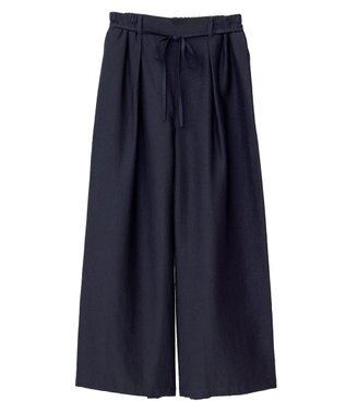 Green Parks 共ベルト付きツイルカラーパンツ Dark Navy