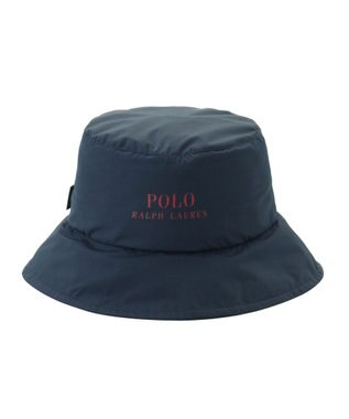 MOONBAT POLO RALPH LAUREN レインハット POLO PONY 撥水 ポケッタブル ネイビーブルー