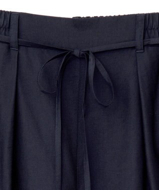 Green Parks 共ベルト付きツイルカラーパンツ Dark Navy