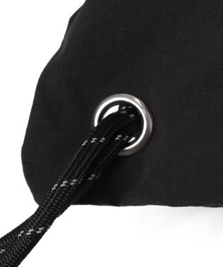 WEGO 【ユニセックス着用ITEM】コードデザインナップサック ブラック