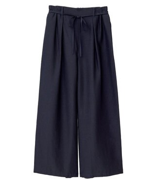 Green Parks 共ベルト付きツイルカラーパンツ Dark Navy