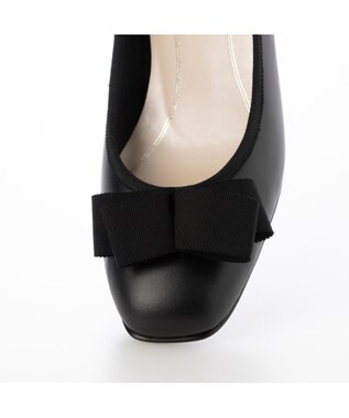 Riz raffinee <Riz raffinee>スクエアトゥリボンパンプス ブラック