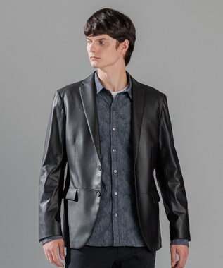 JOSEPH HOMME ライトラムナッパレザー　ジャケット ブラック系