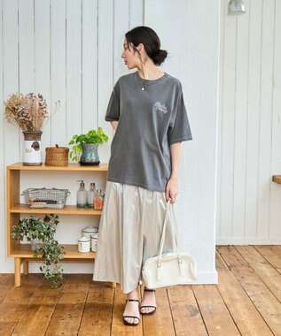 WEGO 【新色追加/ユニセックス着用アイテム/手洗い可/SMLサイズ展開】ピグメントグラフィックT（S） 柄3