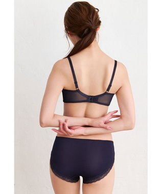 WACOAL ブラジャー 【リボンブラ 脇すっきり】 脇高設計 着やせシルエット 動いても谷間キープ レディース BXB423 /ワコール コン