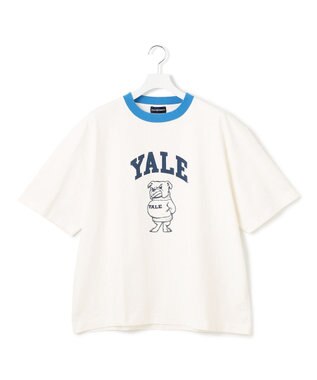 J.PRESS YORK STREET 【UNISEX】YALEアーチロゴ Tシャツ ホワイト系