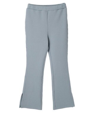 earth music&ecology ぽこぽこスリットパンツ Royal Blue