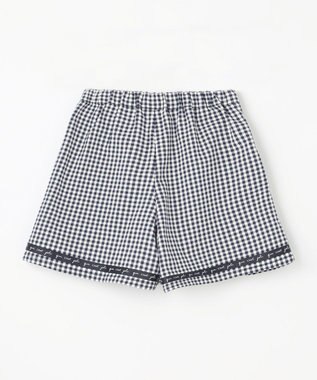 ANY KIDS マリン ショート パンツ ネイビーギンガムチェック
