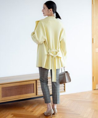 組曲 【軽羽織】ショールカラー カーディガン イエロー系