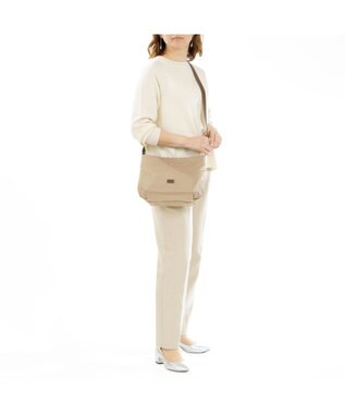 IBIZA モノグラムナイロン　ショルダーバッグ シャンパンゴールド