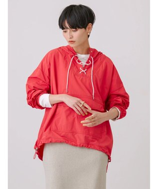 AMERICAN HOLIC ポケッタブル撥水加工アノラックパーカー Red