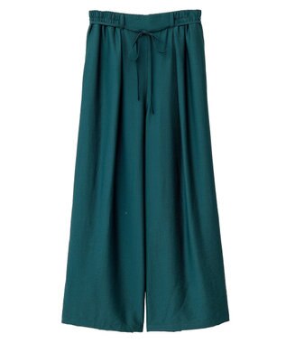 Green Parks 共ベルト付きツイルカラーパンツ Dark Green