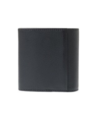 genten ミネルヴァ2 内ボックス型二つ折り財布 クロ