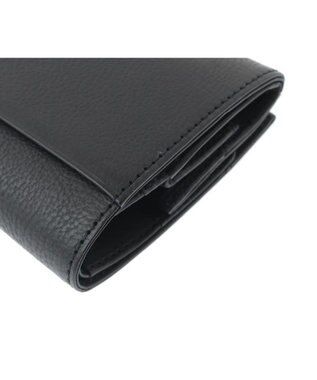 genten ミネルヴァ2 内ボックス型二つ折り財布 クロ