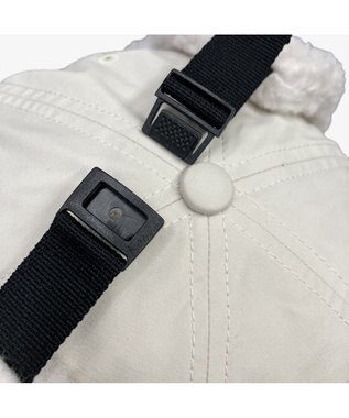 林八百吉商店 Champion　タフタアビエイターキャップ アイボリー