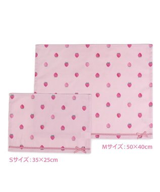 Mother garden マザーガーデン 野いちご ランチマット 大《レトロストロベリー柄》 レトロストロベリー柄