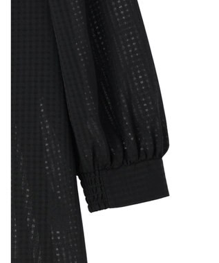 earth music&ecology Ｃｈｅｃｋドビーブラウス Black