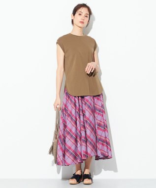 ANY 【抗菌・防臭】プレミアムベーシックノースリーブ Tシャツ コッパー