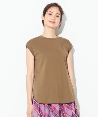 ANY 【抗菌・防臭】プレミアムベーシックノースリーブ Tシャツ コッパー